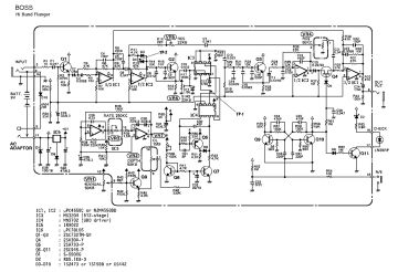 Boss HF 2 schematic circuit diagram